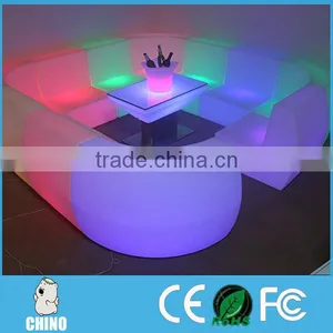 PE Material Plastic LED Rechargeable Chair Sofa Long Safa thumbnail-2