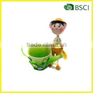 New Cute Garden Metal Watering Can thumbnail-1