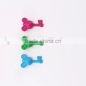 New Design Fancy Heart Key With Mickey Mouse Top 6 Color Crayon, 6 pk Mickey Key Wax Crayon, Novelty Mickey Shaped Crayon Set thumbnail-3