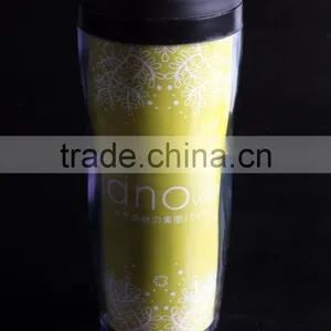 Wholesale 12oz Plastic Insulated Thermos Travel Mug thumbnail-5