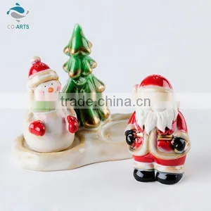 High Cost Effective Durable Lovely Decarative Santa Claus Christmas Salt and Pepper Set thumbnail-1