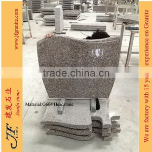 Poland Style Cheap G664 Granite Monument Tombstone Headstone on Sale thumbnail-1