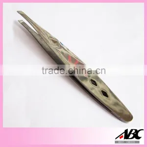 Highly Professional Cosmetic Stainless Steel Eyebrow Tweezer thumbnail-5