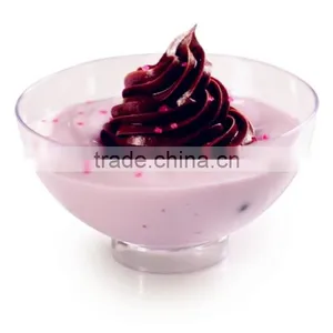Food Grade BPA Free Plastic Clear Bowl , Reusable Unbreakble Salad Bow for Home Appliance thumbnail-4