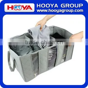 65L Bamboo Charcoal Storage Box With Dividers thumbnail-2