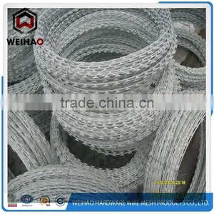 Anping Factory Galvanized Concertina BTO-22 Razor Barbed Wire thumbnail-4