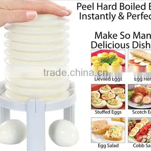 EggStractor Slicer Cooking Hard Boiled Egg Peeler Kitchen Tool thumbnail-3