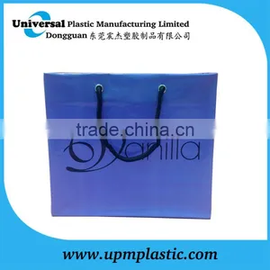 Printed Different Size Cotton Rope Handle Polythene Plastic Bag for Shopping thumbnail-1