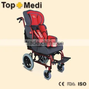 Rehabilitation Therapy Supplies Children's CP Wheelchair TRW258LBYGP thumbnail-1