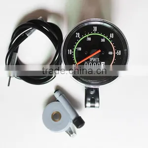 2016 Wholesale Waterproof Cycling Stopwatch Cycling Computer Classical Mechanical Bike Cycling Odometer Stopwatch Speedometer thumbnail-1