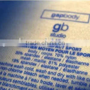 Custom Tag Less Inside Neck Heat Seal Label for Clothing thumbnail-1