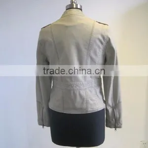 Men's Apparel Top Quality Wenzhou pu Leather Jacket thumbnail-2