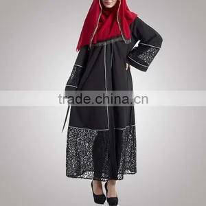 Custom Your Logo Islamic Abaya Dress Online Shopping India Export Clothing thumbnail-1