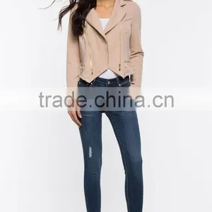 2016 Fashion Design Elegant Ladies Bulk Wholesale Jacket thumbnail-4