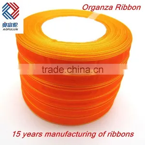 Woven Edge Organza Ribbon for Garment Decoration thumbnail-2
