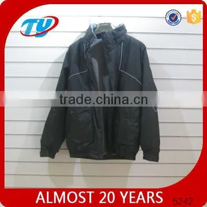 hi Vis Black Youth Wholesale Fleece Jackets thumbnail-1