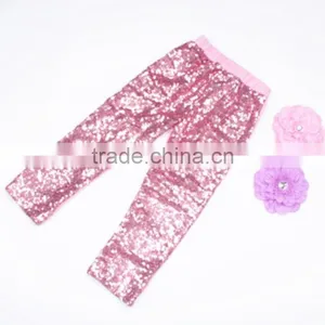 2017 Spring Boutique Baby Sequin Pants thumbnail-3