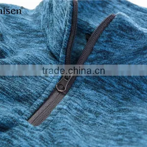 Online Shop 1/4 Zipper Round Collar Custom Fleece Men Hoodies thumbnail-3