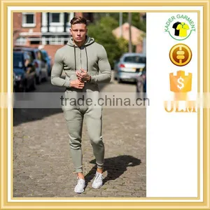 Wholesale Tight Fitted Mens Tracksuit Custom Gym Tracksuit thumbnail-4