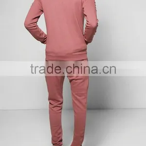 Mens Distressed Tracksuit Slim Fit Tracksuit Custom Logo Tracksuit thumbnail-2