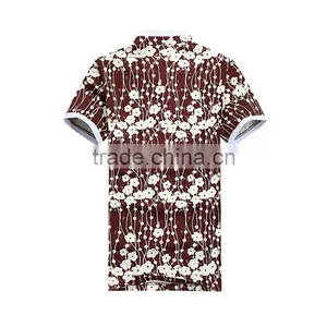 2015 Men's Polo Shirt With Floral Print thumbnail-2