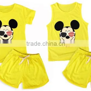 Custom Casual Summer Kids Clothes Girls Dress Children Clothing Little Girls Cotton Summer Dresses thumbnail-1