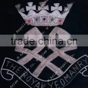 Hand Embroidery Bullion Wire Military Flag & Banner, HighLand Banner thumbnail-2