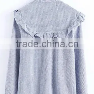 Runwaylover EY2360B Women Embroidery Blouses Floral Vintage Loose Office Linen Tops Ladies Shirts thumbnail-5