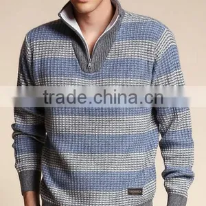 2017 Newest Scarf Pullover Design Nylon Men Sweater With Best Price thumbnail-4