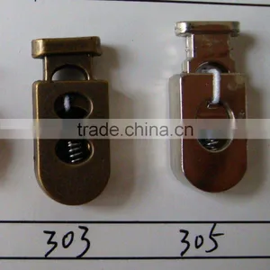 High Quality Garment Accessories Metal Cord Stopper thumbnail-1