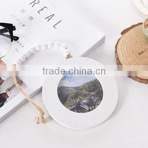 2017 New Photo Frame Designs Heart Shaped Wood Craft Photo Hanging Pendant thumbnail-4