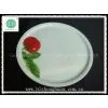 Floral Decal Porcelain Pizza Plate thumbnail-1