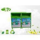 Yellow Outside Knock Down Clothing Recycling Bin Power Coating thumbnail-1