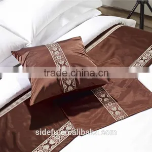 Luxury Cheap Hotel 100% Cotton Sateen Bed Linen thumbnail-6