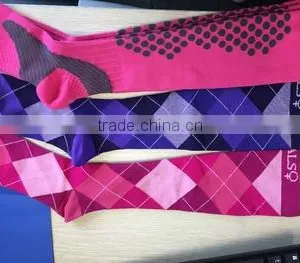 Wholesale Custom Light Compression Nurse Socks Knee High Private Label Sport Compression Running Socks-ZP0008 thumbnail-3