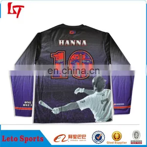 Sublimation Printing T-shirt Men's Long Sleeve Custom Wear Long Sleeve thumbnail-3