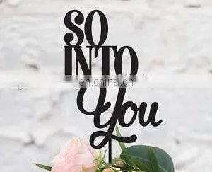 So Into You Wedding Acrylic Cake Topper Wholesale thumbnail-1