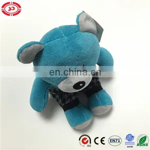 Blue Bear With Suspender Mr. Gentleman Cute Kids Teddy Bear Toy thumbnail-2