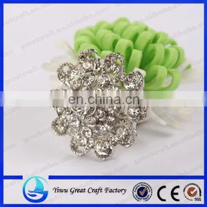 Wholesale Fashion Wedding Decoration Pearl Rhinestone Buttons thumbnail-5
