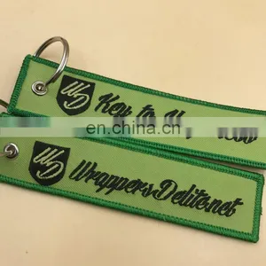 Newest Cheap Embroidery Woven Keychain Manufacturers in China thumbnail-4