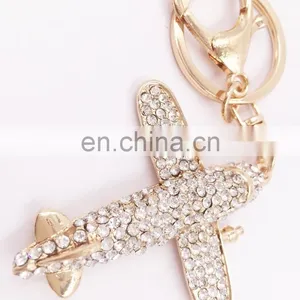 Fashion Aircraft Plane Shaped Metal Key Chain Keyring Styling Accessories Decoration thumbnail-3