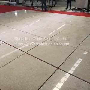 Beige Marble Tiles Ivory White Interior Wall Tiles Cladding Marble Stone Floor Tiles Bathroom Tiles thumbnail-2