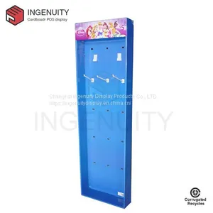 Corrugated Cardboard Power Wing Display for Hair Accoessories SID-SD-009,Cardboard Power Wing Display,Paper Power Wing Display thumbnail-1