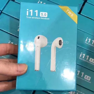 Stereo Earphones Bluetooth Earphone Bluetooth Headphone Bluetooth Headset 5.0 Touch White Earbuds Wireless Sport Mini Earbuds Earpieces Headphone With Charging Case i thumbnail-1