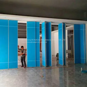 Foldable Movable Partition Walls For Dance Studio / Sliding Room Dividers thumbnail-2