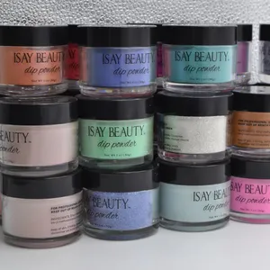 Long Lasting Acrylic Powder and Liquid Nails Salon Professional Products Nail Dipping Powder thumbnail-5