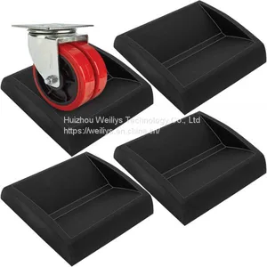 Rubber Wheel Fixing Pad ForBed Wheel/Table Round Chair Wheel/Cabinet Wheel thumbnail-1