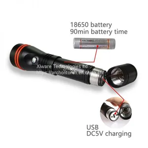 ARCHON C10R Diving Light Scuba Diving Torch 1200LM LED Flashlight thumbnail-3