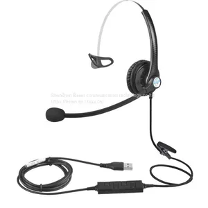 China Beien A16 USB Telephone Call Center Headset Noise-cancelling Headset Customer Service thumbnail-2
