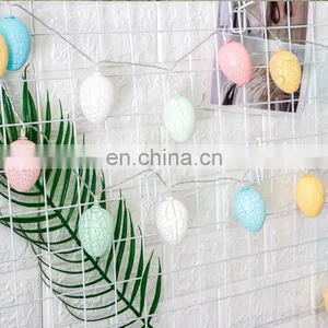 Wholesale Battery Operated 20 LED Easter Egg Multicolor Crack Ball Fairy Led String Lights For Room Party Decoration thumbnail-5